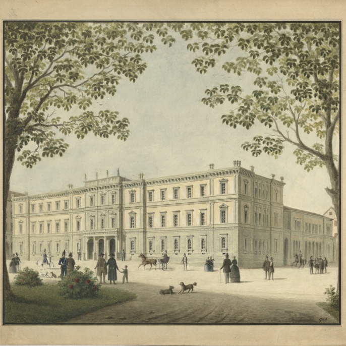 Ludwig Friedrich Gaab, Kronprinzenpalais in Stuttgart, Baugesuch 1845_scan_2015-10-29_11-35-01_zugeschnitten